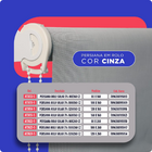 Cortina Persiana Rolo Tela Solar 3%  L=0,80m X A=160m | Atlas